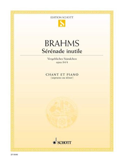 J. Brahms: Sérénade inutile
