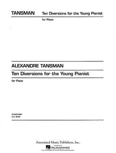 A. Tansman: 10 Diversions for the Young Pianist, Klav