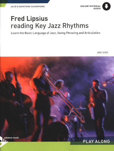 F. Lipsius: Reading Key Jazz Rhythms, Asax/Brsax (+OnlAu)