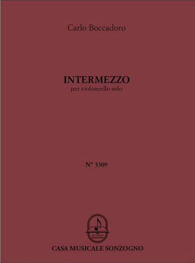 C. Boccadoro: Intermezzo, Vc (Bu)