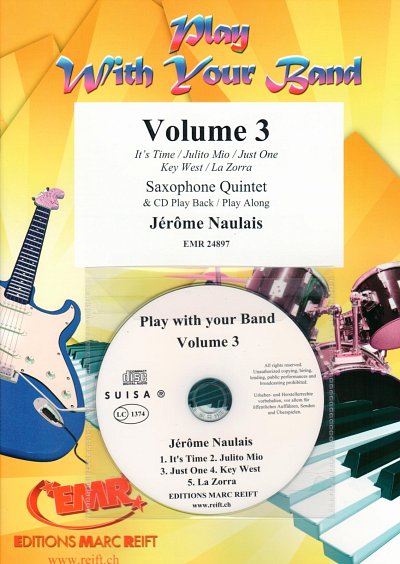J. Naulais: Play With Your Band Volume 3, 5Sax (+CD)