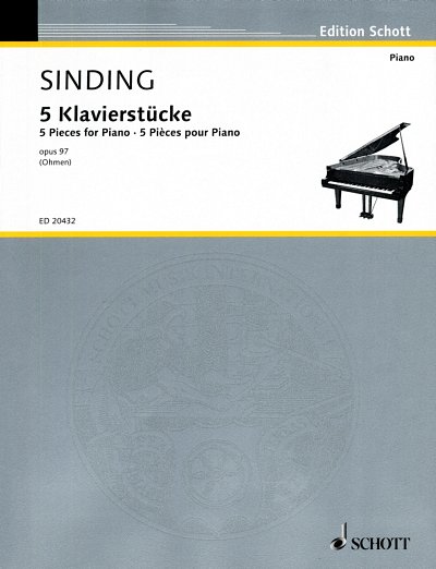 C. Sinding: Fünf Klavierstücke op. 97 , Klav