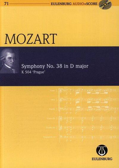 W.A. Mozart: Sinfonie 38 D-Dur (Prager) Kv 504 Eulenburg Aud