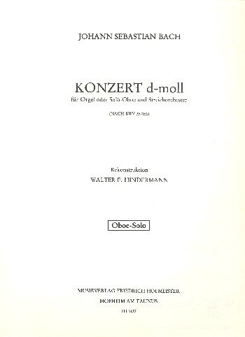 J.S. Bach: Konzert d-Moll nach BWV35 und BWV156