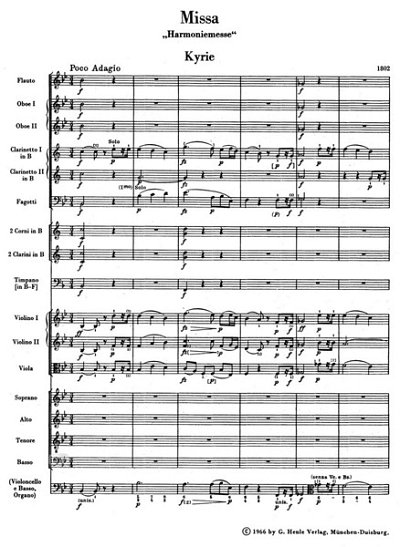 J. Haydn: Missa B-Dur Hob.XXII:14, 4GesGchOrchO (PaH)