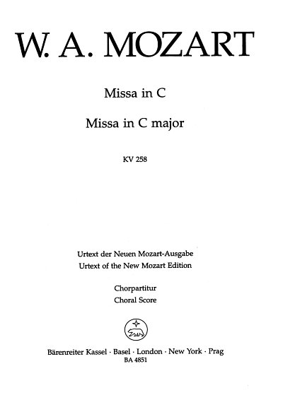 W.A. Mozart: Missa C-Dur KV 258 (Part)
