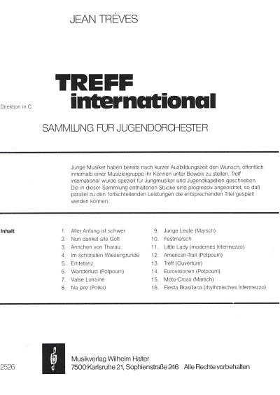 J. Treves: Treff International 1