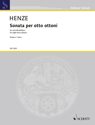 DL: H.W. Henze: Sonata per otto ottoni (Part.)