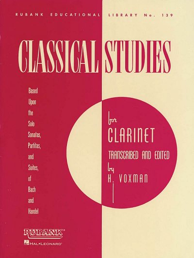 H. Voxman: Classical Studies for Clarinet, Klar (Pa+St)