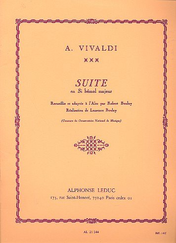 A. Vivaldi: Suite En Sib Majeur, VaKlv (Bu)