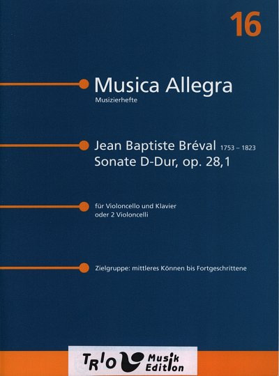 J.-B. Breval: Sonate D-Dur Op 28/1 Musica Allegra 16