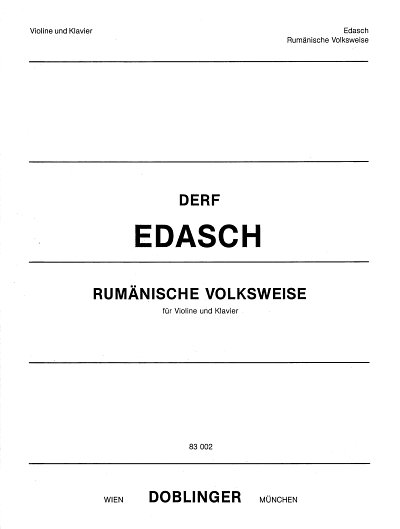 Edasch Derf: Rumänische Volksweise (Die Lerche)