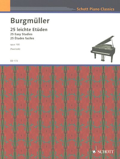 F. Burgmüller: 25 leichte Etüden op. 100 , Klav