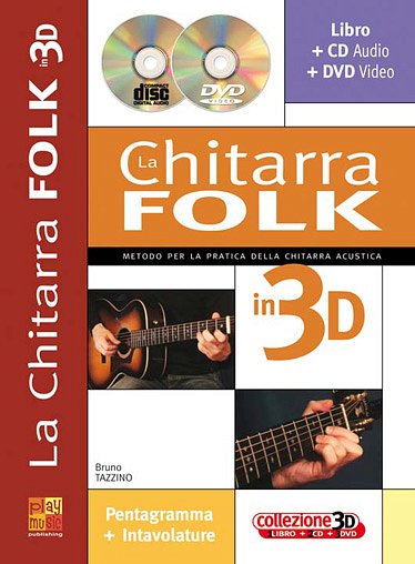 B. Tazzino: La Chitarra Folk in 3D, Git (+CD+DVD)