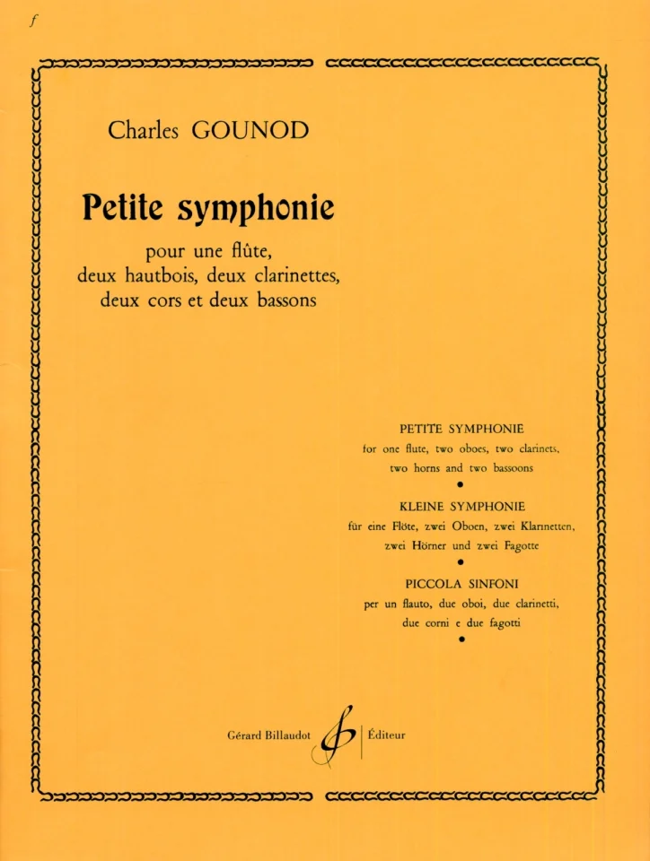C. Gounod: Petite symphonie, 9Holz (Stsatz) (0)