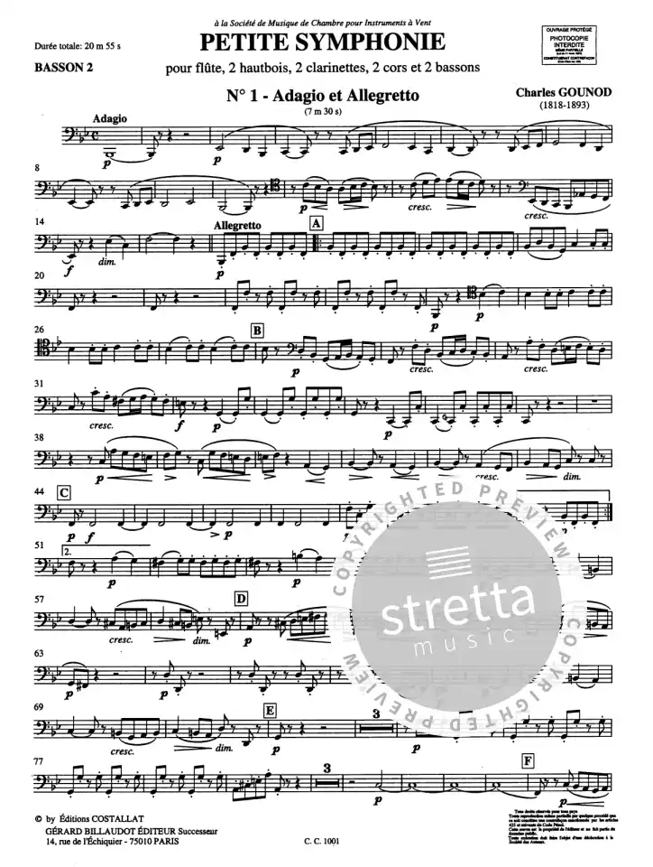 C. Gounod: Petite symphonie, 9Holz (Stsatz) (9)