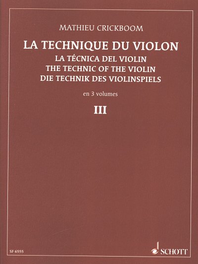 M. Crickboom: Die Technik des Violinspiels 3, Viol