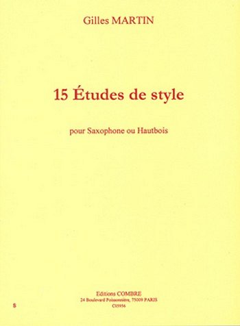 G. Martin: Etudes de style (15) (Bu)