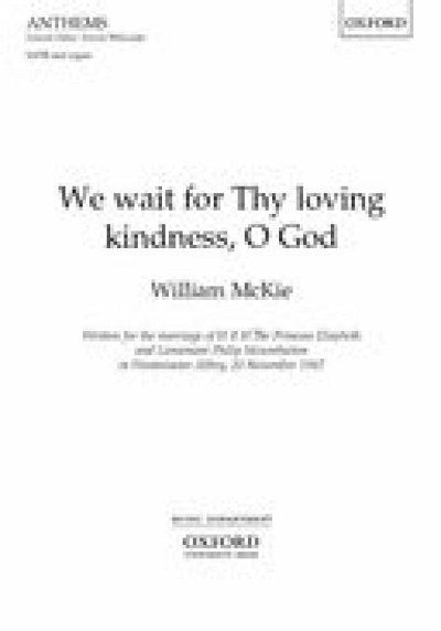 We Wait For Thy Loving Kindness, O God, Ch (Chpa)