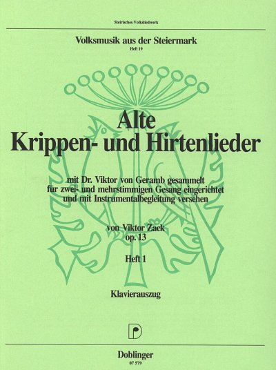 Alte Krippen- und Hirtenlieder 1, Ges/ChInst (Klavpa)