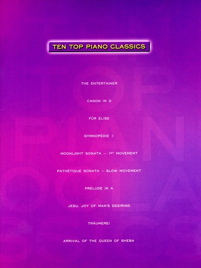Ten Top Piano Classics, Klav