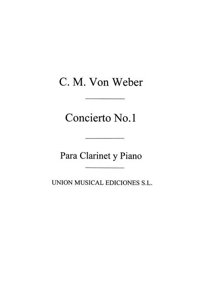 C.M. von Weber: Clarinet Concerto No.1, ASaxKlav (Bu)