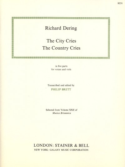 AQ: R. Dering: The City Cries / The Country Cr, 5Ge (B-Ware)