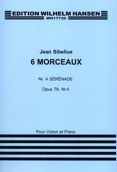 J. Sibelius: Serenade op.79,4, VlKlav (KlavpaSt)