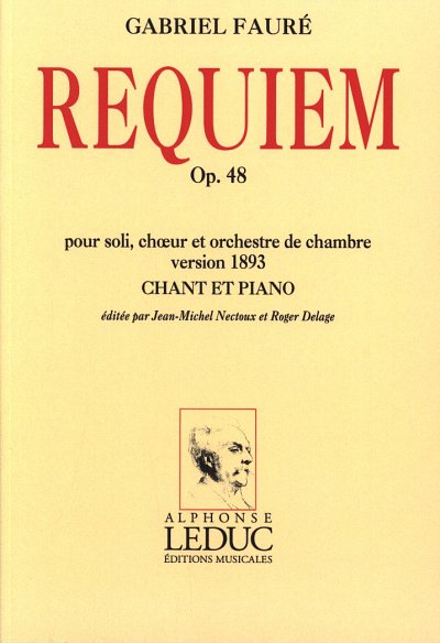 G. Fauré: Requiem op. 48, 2GsGchKamo (KA)