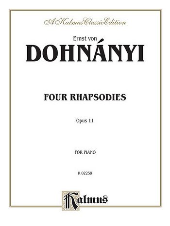 4 Rhapsodies, Op. 11, Klav