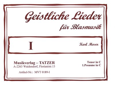 Moser Karl: Geistliche Lieder