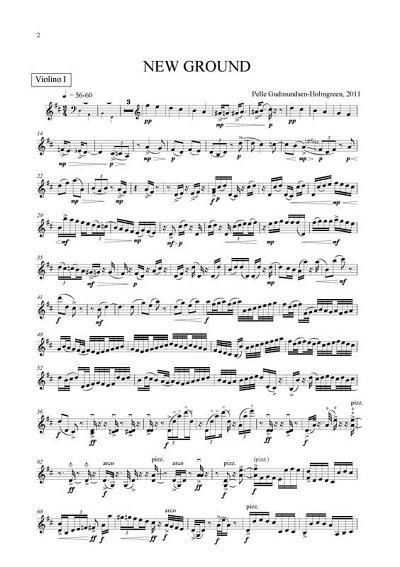 P. Gudmundsen-Holmgr: String Quartet No. 1, 2VlVaVc (Stsatz)