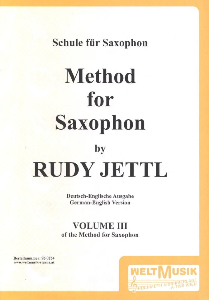 R. Jettel: Schule für Saxophon 3, Sax (0)