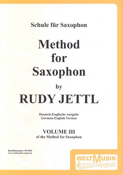 R. Jettel: Schule für Saxophon 3, Sax