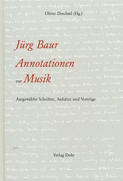 J. Baur: Annotation zur Musik (Bu)