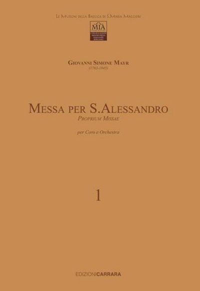 P. Pelucchi: Messa per S. Alessandro Vol. 1, Sinfo (Part.)