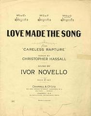 DL: I. Novello: Love Made The Song (from 'Caresless Rap, Ges