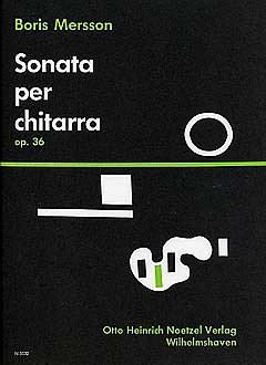 B. Mersson y otros.: Sonata per chitarra op. 36