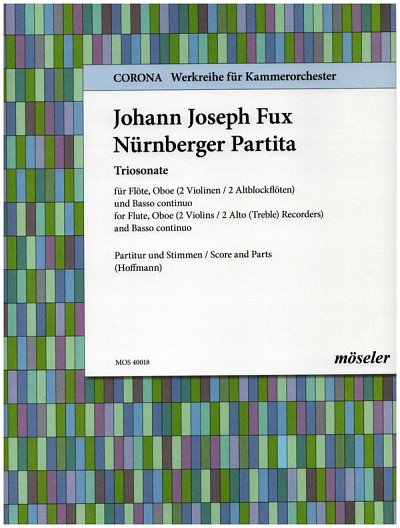 J.J. Fux: Nürnberger Partita, FlObBc (Pa+St)