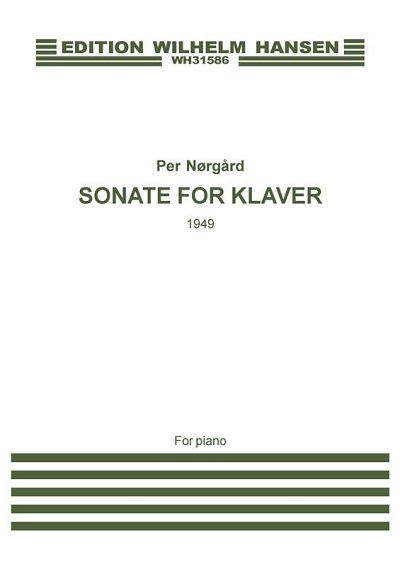 P. Nørgård: Sonate For Klaver, Klav