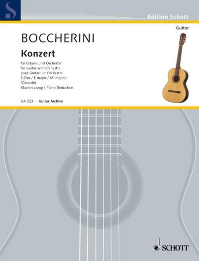 DL: L. Boccherini: Konzert E-Dur, GitOrch (KASt)