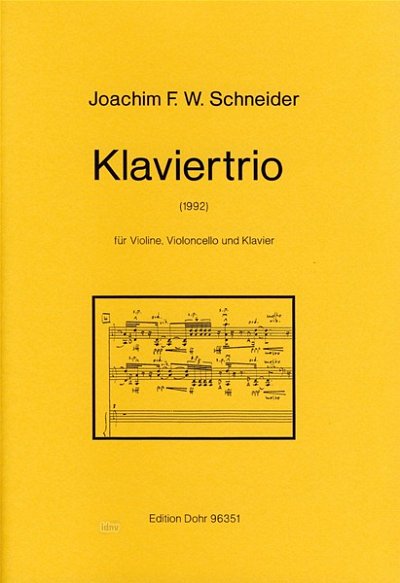 J.F. Schneider: Klaviertrio (Part.)