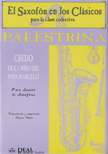G.P. da Palestrina: Credo de la Misa del Papa Marc, Sax (Bu)