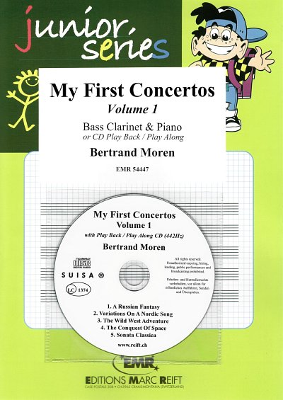 B. Moren: My First Concertos Volume 1, Bklar (+CD)