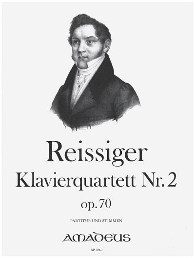 C.G. Reißiger: Klavierquartett c-Moll o, VlVlaVcKlav (Pa+St)