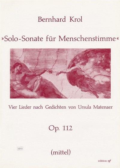 B. Krol: Solo-Sonate für Menschenstimme op, GesMKlav (Part.)