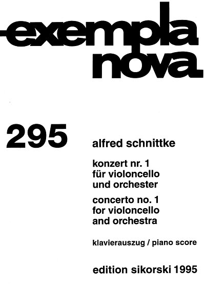 A. Schnittke: Konzert 1 - Vc Orch Exempla Nova 296