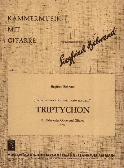 S. Behrend: Triptychon, Ob/FlGit