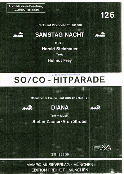 Steinhauer Harald: Samstag Nacht - Diana