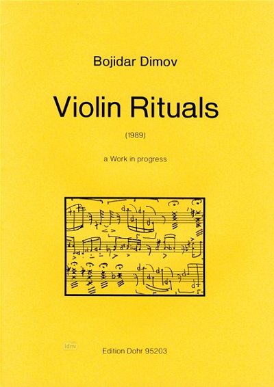 B. Dimov: Violin rituals, Viol (Sppa)